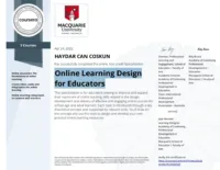 Haydar Can Coşkun Online Learning Design
